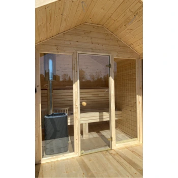 Sauna w stylu skandynawskim